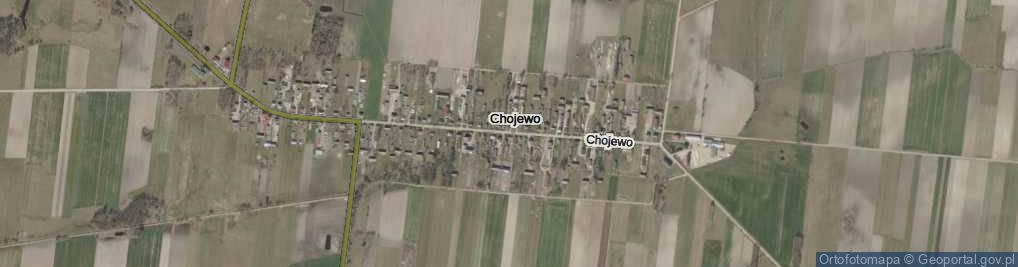 Zdjęcie satelitarne Chojewo ul.