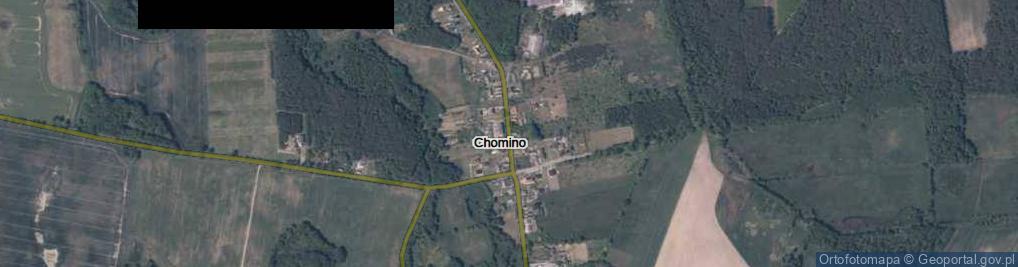 Zdjęcie satelitarne Chomino ul.