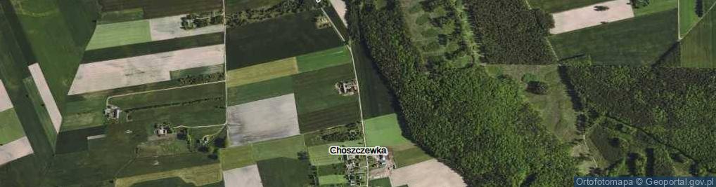 Zdjęcie satelitarne Choszczewka ul.