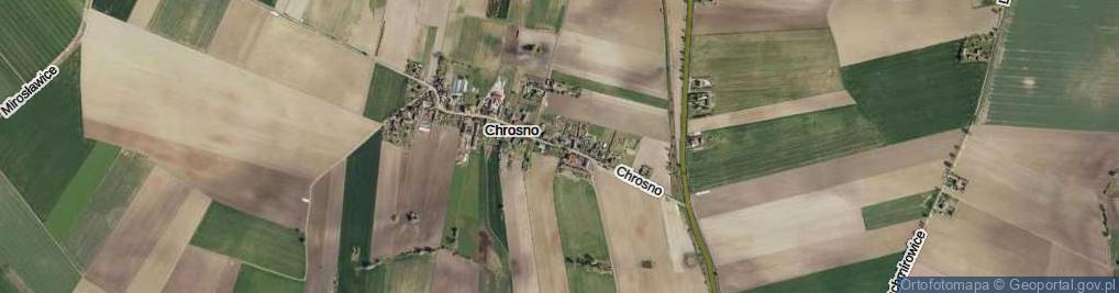Zdjęcie satelitarne Chrosno ul.