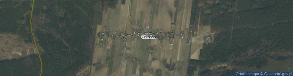 Zdjęcie satelitarne Chrośno ul.