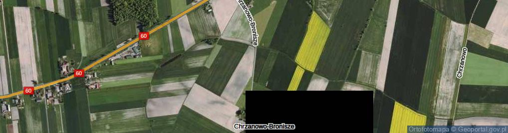 Zdjęcie satelitarne Chrzanowo-Bronisze ul.