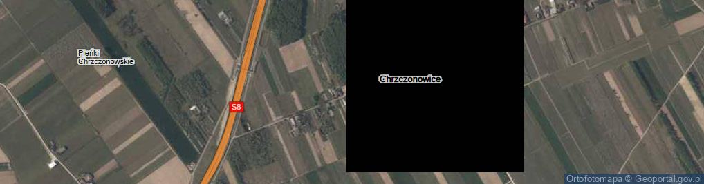 Zdjęcie satelitarne Chrzczonowice ul.