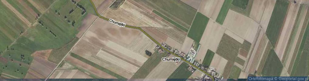 Zdjęcie satelitarne Chumiętki ul.