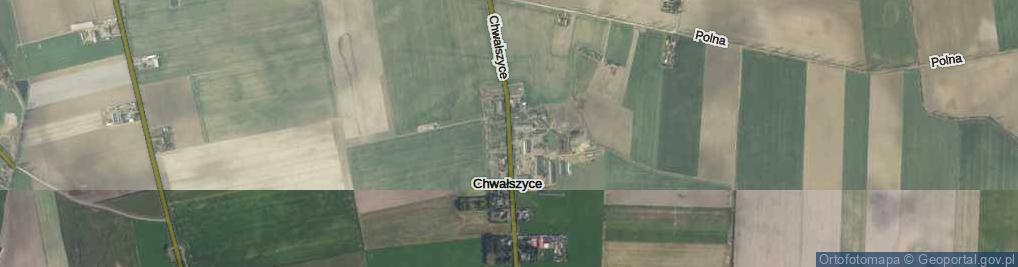 Zdjęcie satelitarne Chwałszyce ul.