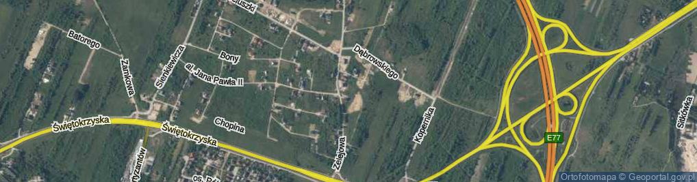 Zdjęcie satelitarne Chłopickiego Józefa ul.