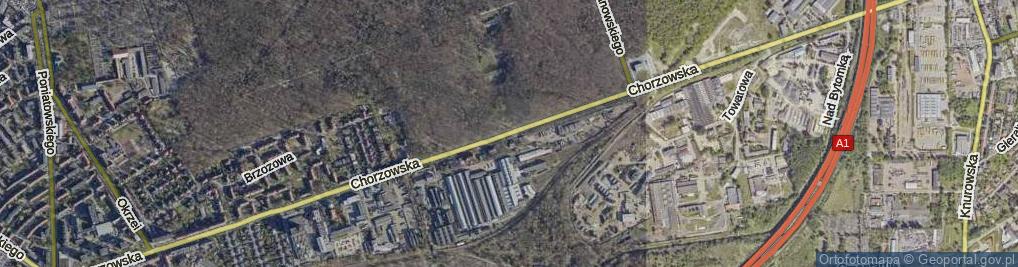 Zdjęcie satelitarne Chorzowska ul.