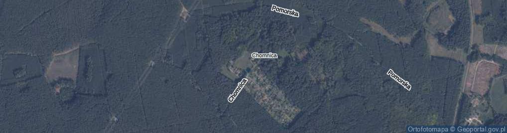 Zdjęcie satelitarne Chomnica ul.