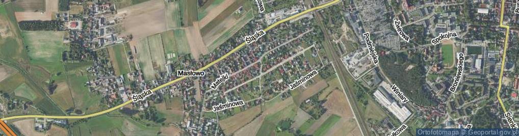 Zdjęcie satelitarne Chabrowa ul.