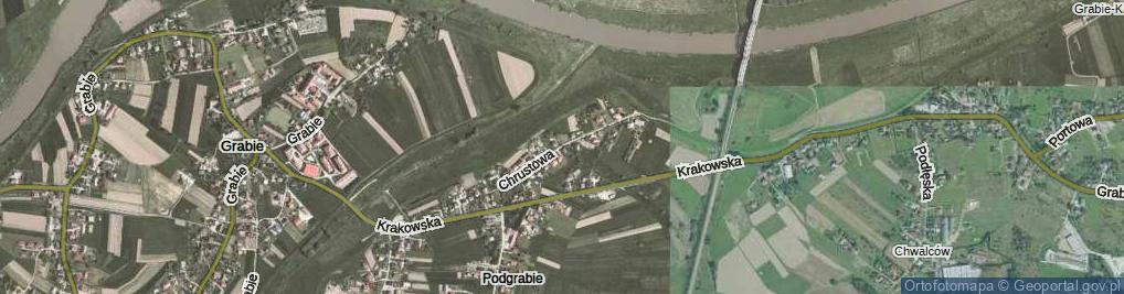 Zdjęcie satelitarne Chrustowa ul.