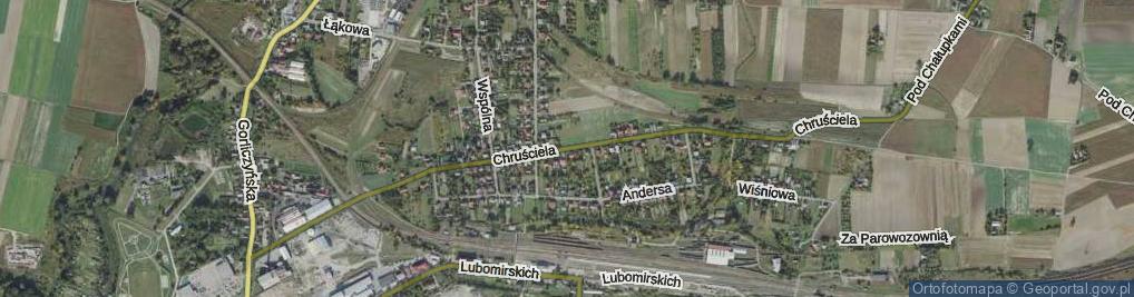 Zdjęcie satelitarne Chruściela Antoniego, gen. ul.