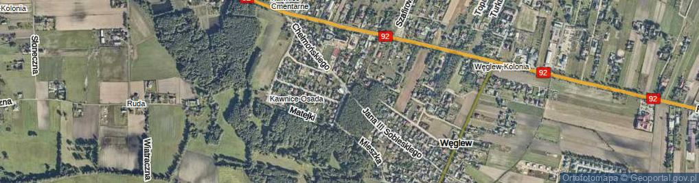 Zdjęcie satelitarne Chełmońskiego Józefa ul.