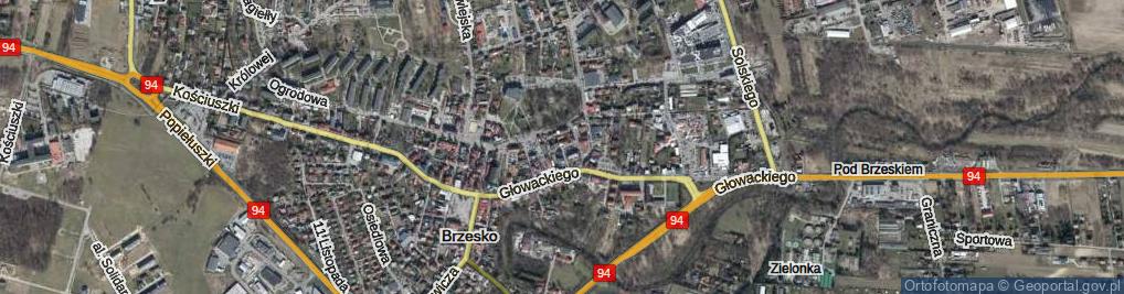 Zdjęcie satelitarne Cicha ul.