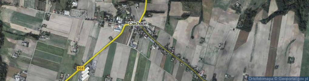 Zdjęcie satelitarne Ciechocin ul.