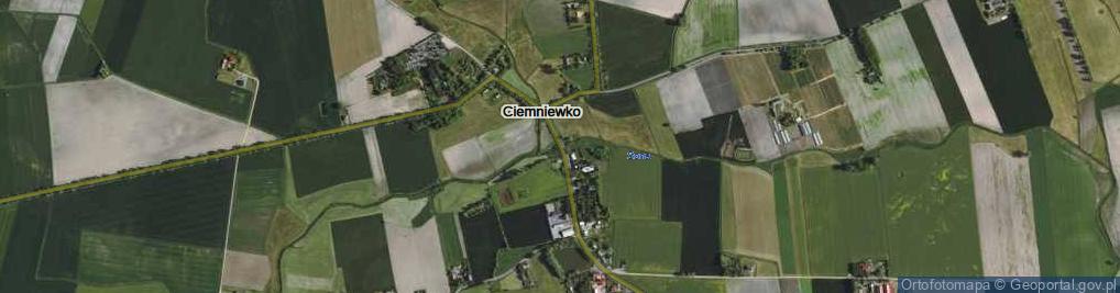 Zdjęcie satelitarne Ciemniewko ul.