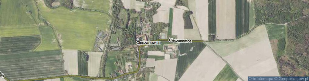 Zdjęcie satelitarne Cieszanowice ul.