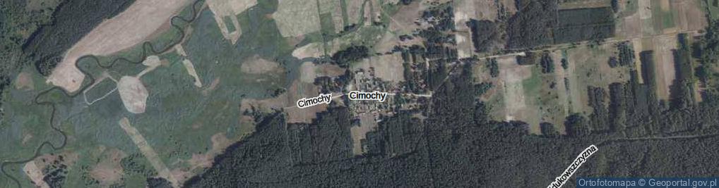 Zdjęcie satelitarne Cimochy ul.