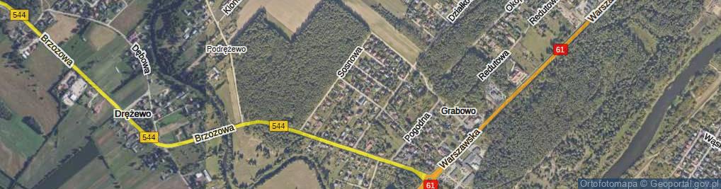 Zdjęcie satelitarne Cisowa ul.