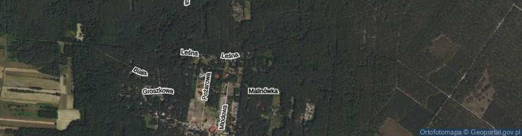 Zdjęcie satelitarne Cichy Zakątek ul.