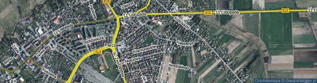 Zdjęcie satelitarne Ciołkowskiego Konstantego ul.