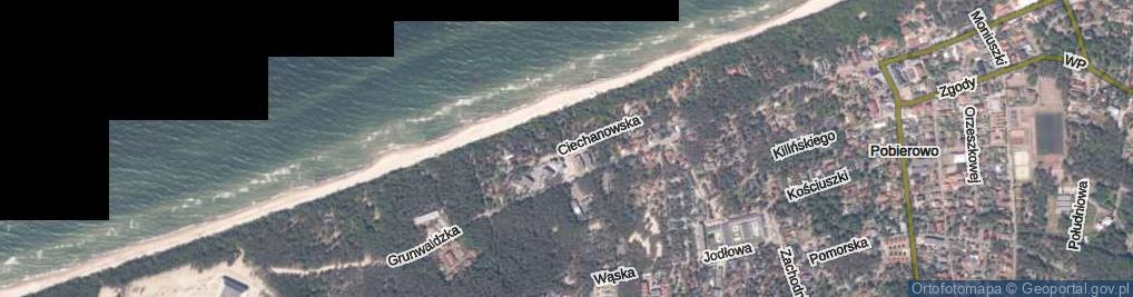 Zdjęcie satelitarne Ciechanowska ul.