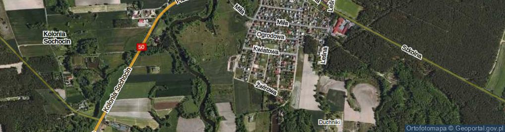 Zdjęcie satelitarne Cioska Wacława ul.