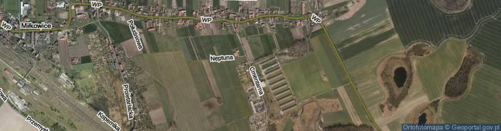 Zdjęcie satelitarne Cmentarna ul.