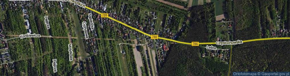 Zdjęcie satelitarne Cyganowskiego Lucjusza Władysława ul.