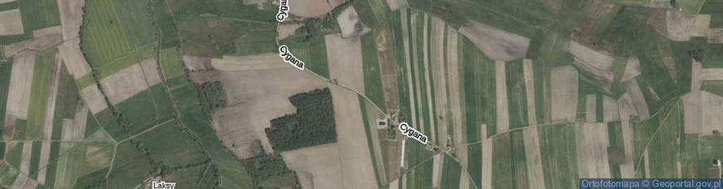 Zdjęcie satelitarne Cygana ul.