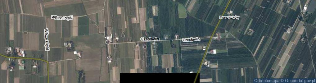 Zdjęcie satelitarne Czesławin ul.