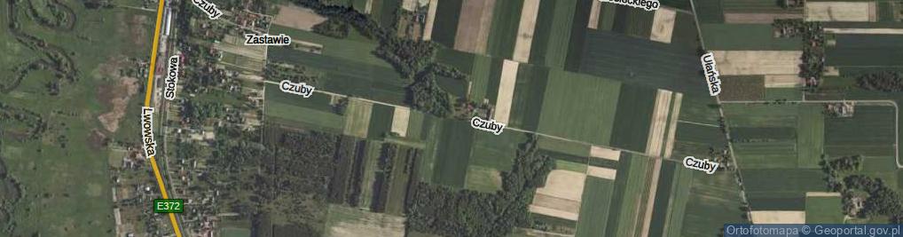 Zdjęcie satelitarne Czuby ul.