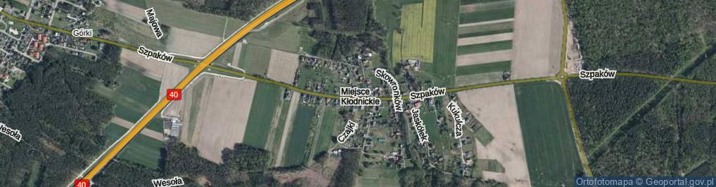 Zdjęcie satelitarne Czajki ul.