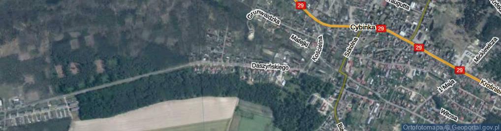 Zdjęcie satelitarne Daszyńskiego ul.