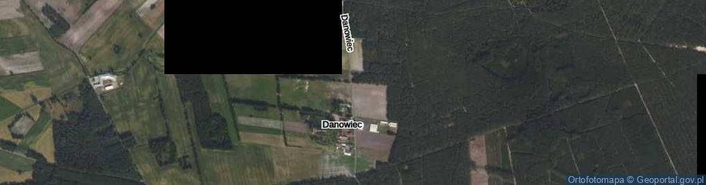 Zdjęcie satelitarne Danowiec ul.