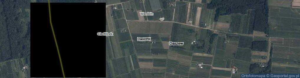 Zdjęcie satelitarne Daszew ul.