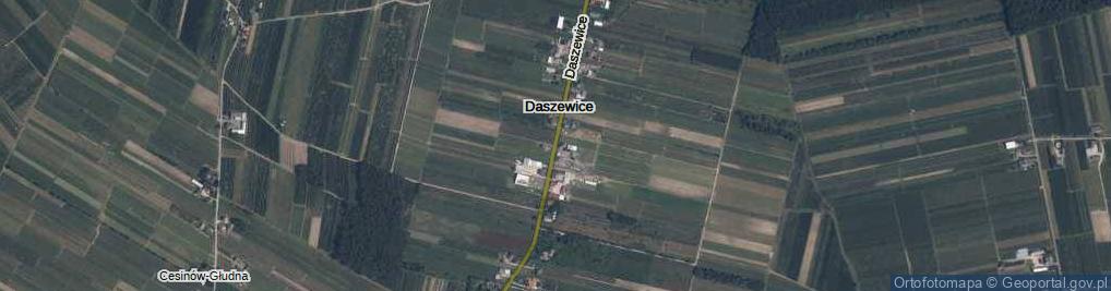 Zdjęcie satelitarne Daszewice ul.