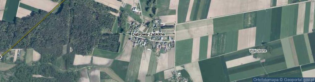 Zdjęcie satelitarne Dąbrowa-Zabłotne ul.