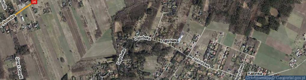 Zdjęcie satelitarne Dąbrówka ul.