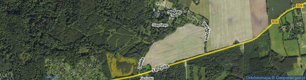 Zdjęcie satelitarne Daleka ul.