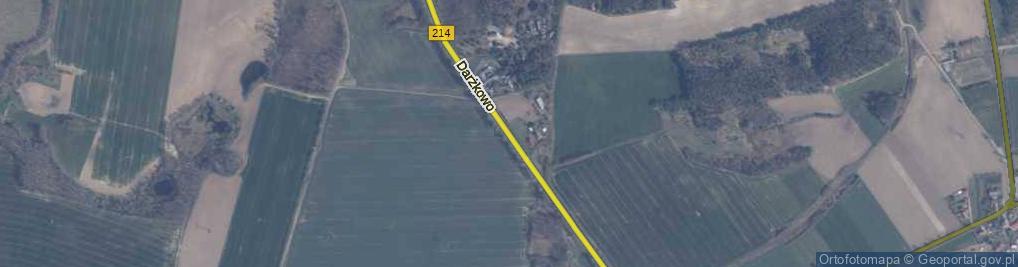 Zdjęcie satelitarne Darżkowo ul.