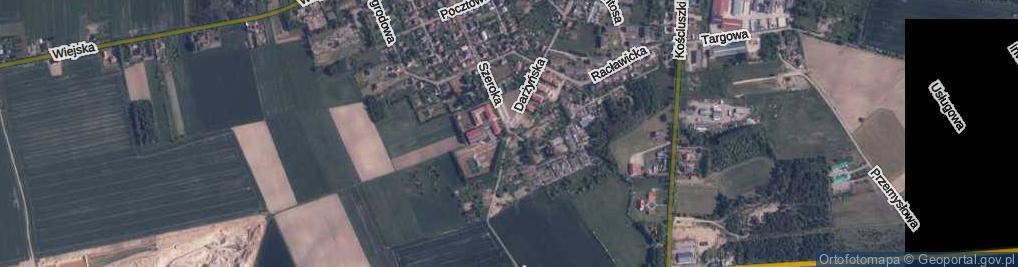 Zdjęcie satelitarne Darżyńska ul.
