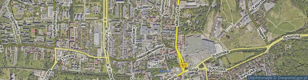 Zdjęcie satelitarne Dąbrowskiego Jarosława, gen. ul.