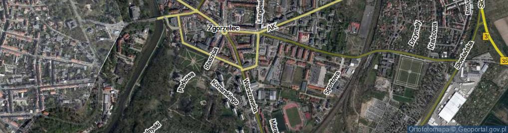 Zdjęcie satelitarne Dąbrowskiego Józefa ul.