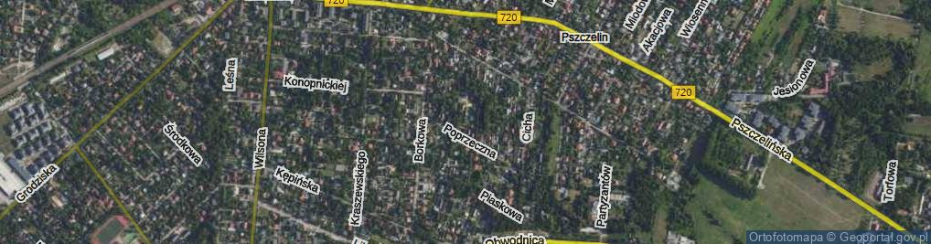 Zdjęcie satelitarne Dębowa ul.