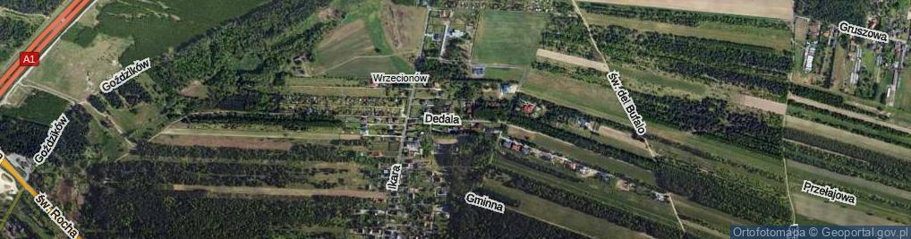 Zdjęcie satelitarne Dedala ul.