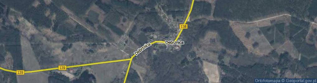 Zdjęcie satelitarne Debrznica ul.