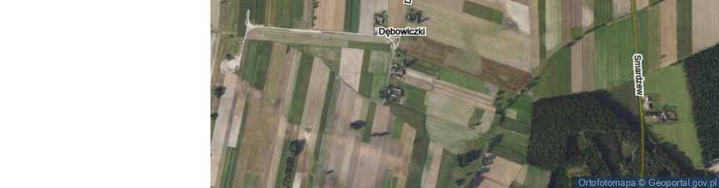 Zdjęcie satelitarne Dębowiczki ul.