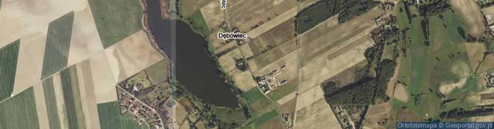 Zdjęcie satelitarne Dębówiec ul.