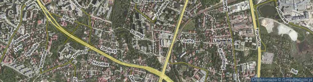 Zdjęcie satelitarne Deotymy ul.