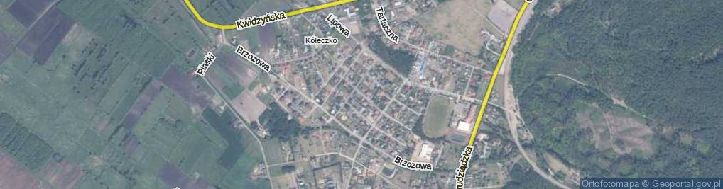 Zdjęcie satelitarne Dębowa ul.